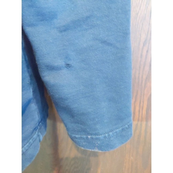 iCantoo button Tunic Drawstring Neck Long Sleeve Top Womens Medium Black FLAWS - Picture 7 of 8